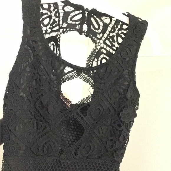Black Lacey Dress NWOT - Picture 4 of 7